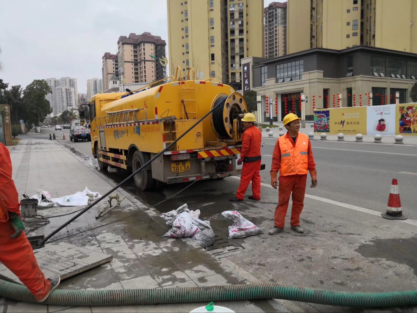 环县排污管道清淤-管道清洗